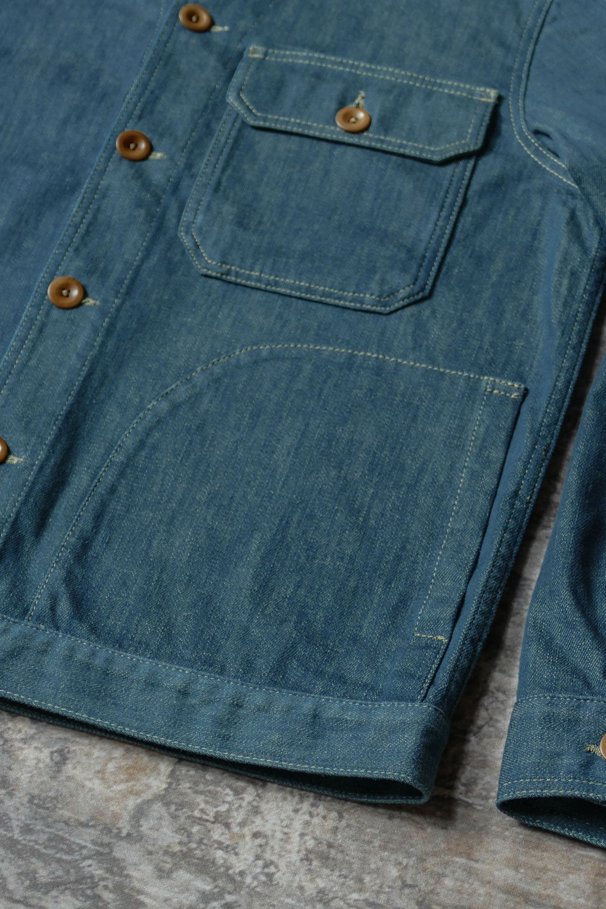 Captain Santors - Carpenter Jacket in Chambray