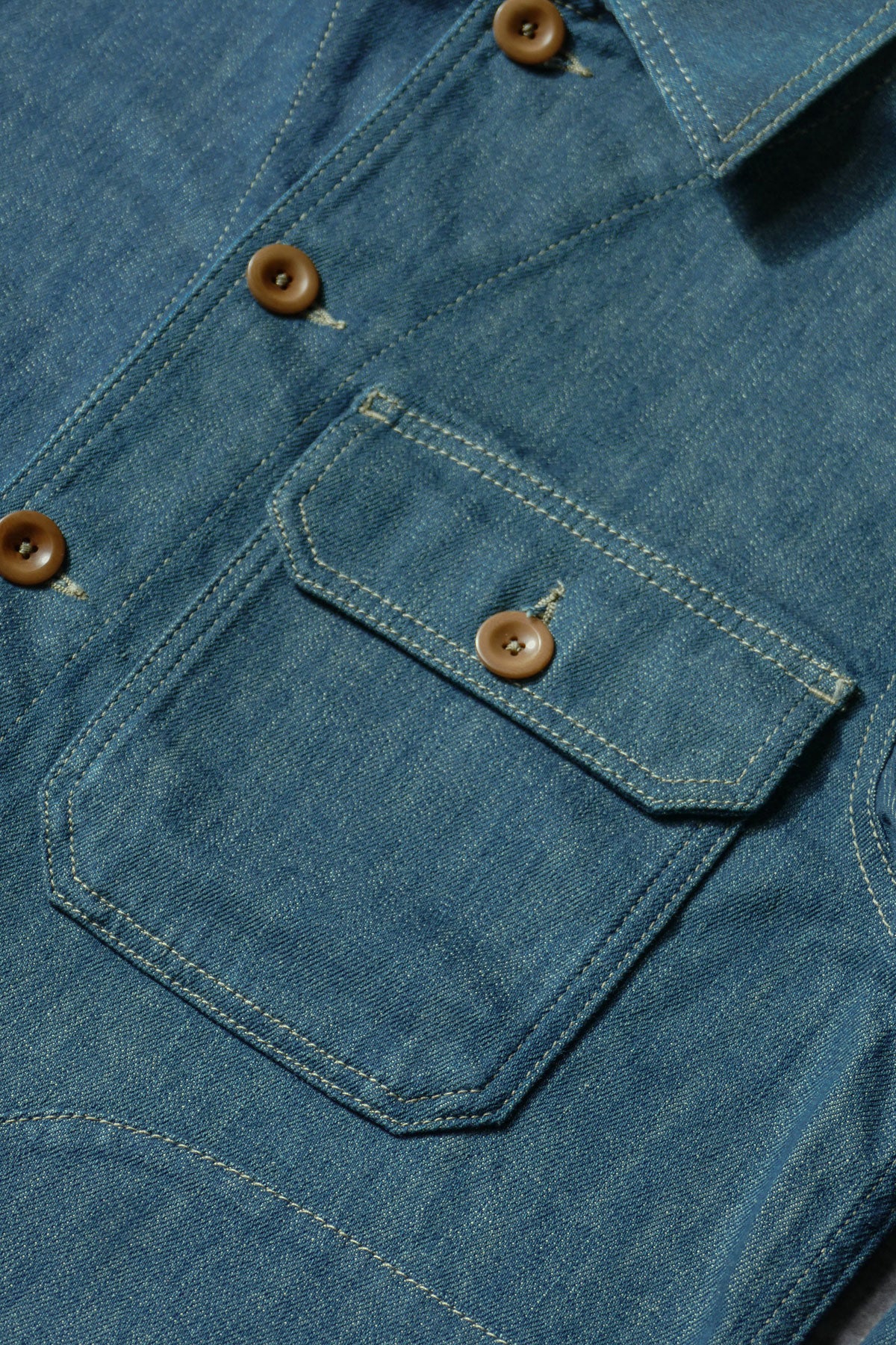 Captain Santors - Carpenter Jacket in Chambray