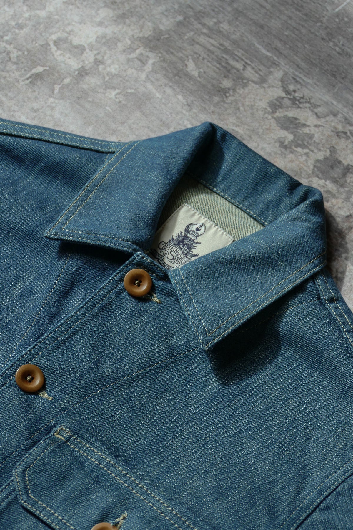 Captain Santors - Carpenter Jacket in Chambray