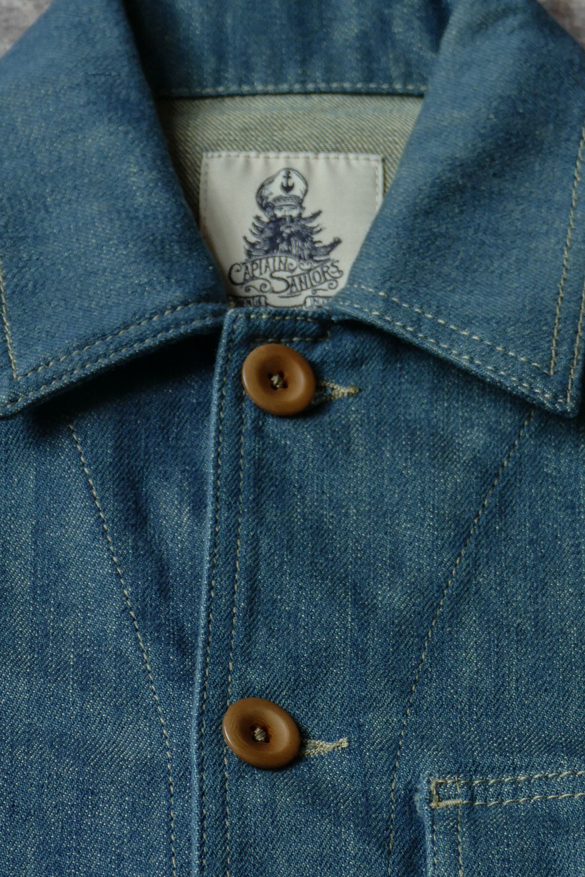 Captain Santors - Carpenter Jacket in Chambray