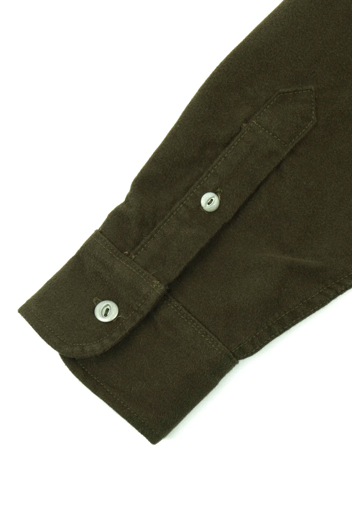 Freenote Cloth - Scout Sportsman Shirt in Moleskin Olive