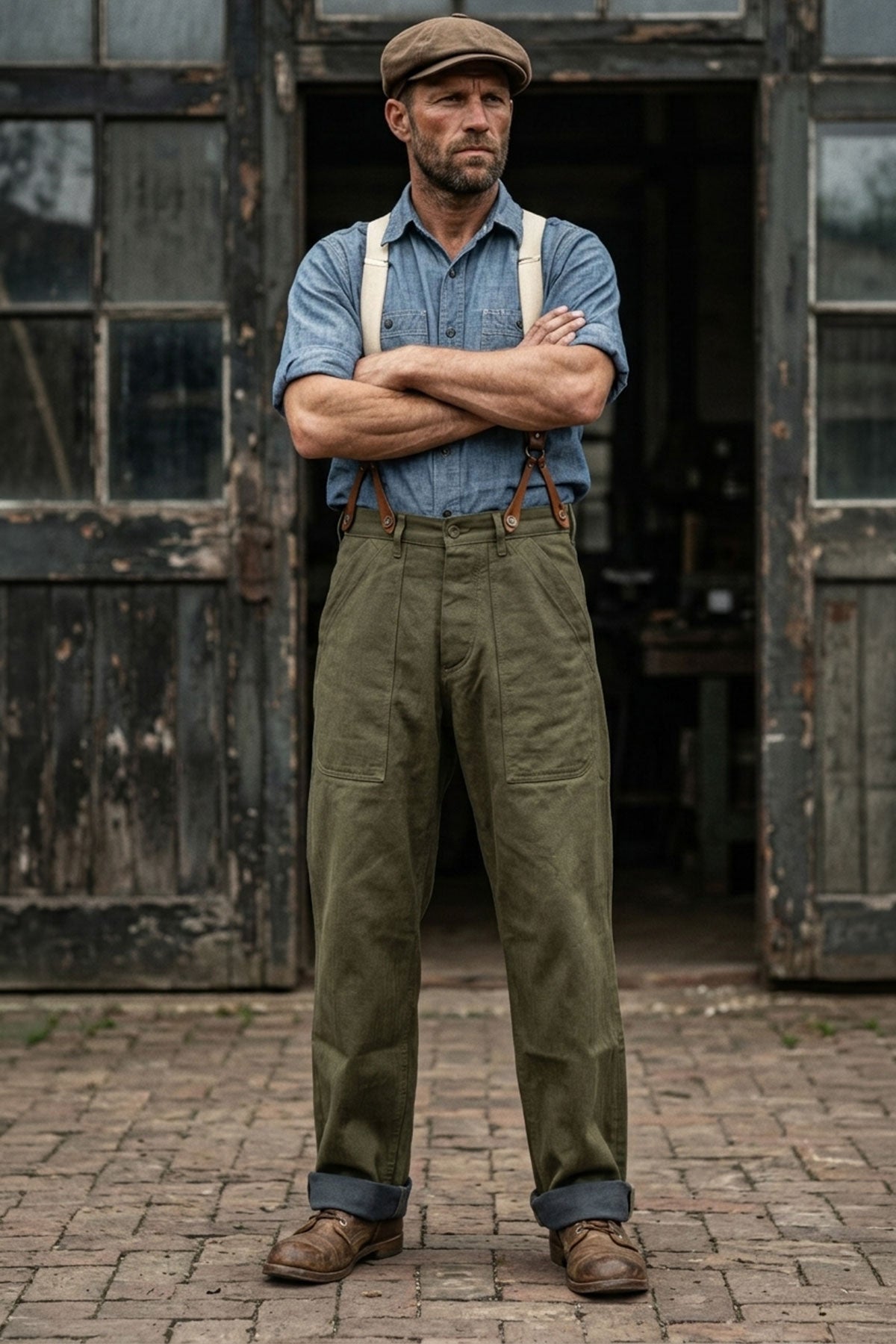 Fleurs de Bagne - Metis Khaki HBT Cargo Pants – The Rugged Society