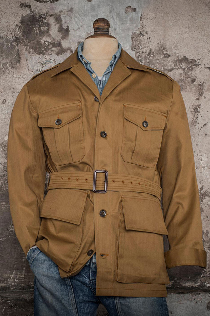 Fleurs de Bagne - La Saharienne HBT Jacket - Camel – The Rugged Society
