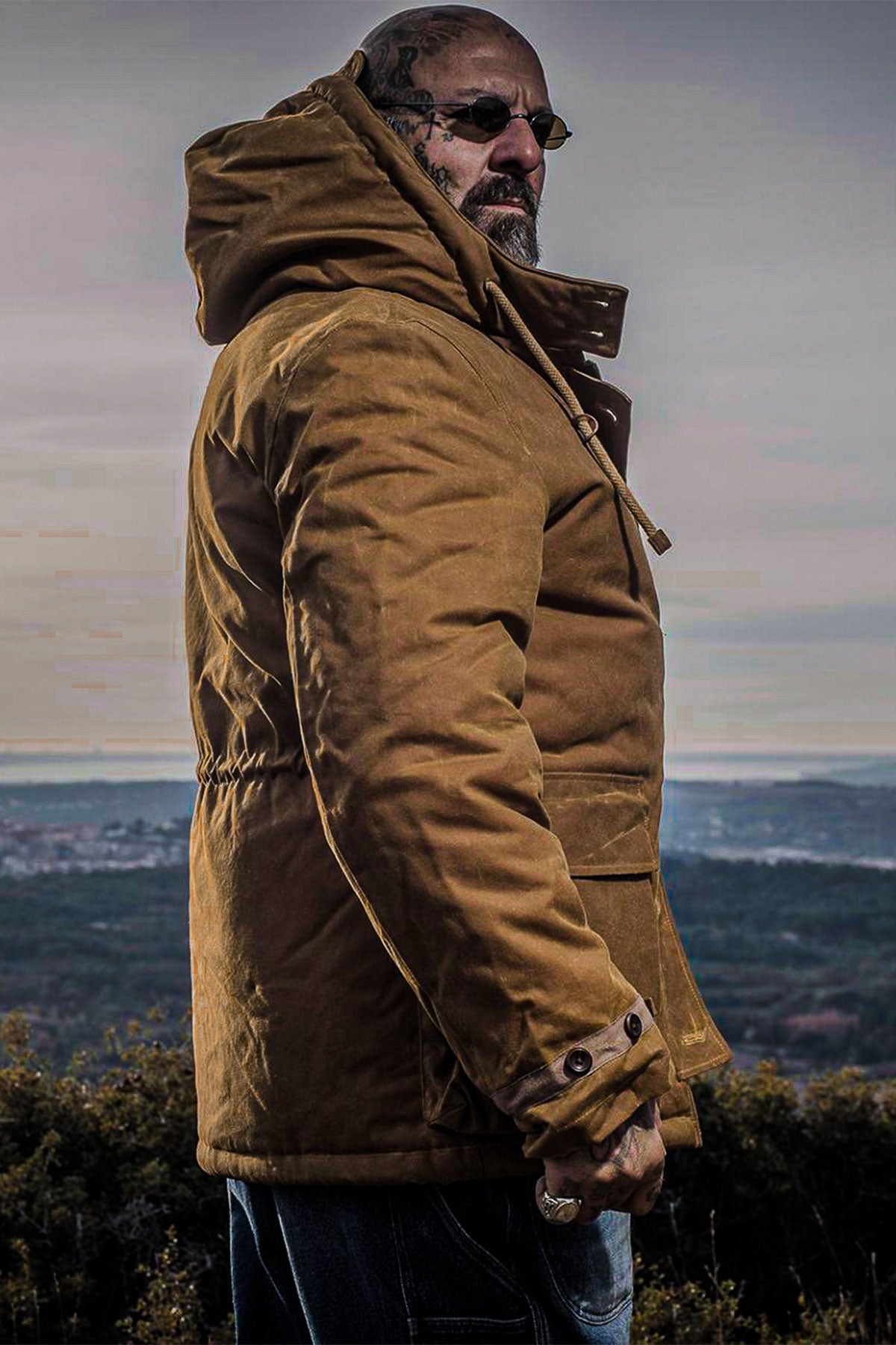 Fleurs de Bagne - Snow Parka in Gold