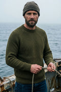 Peregrine - Ford Crew Jumper in Olive