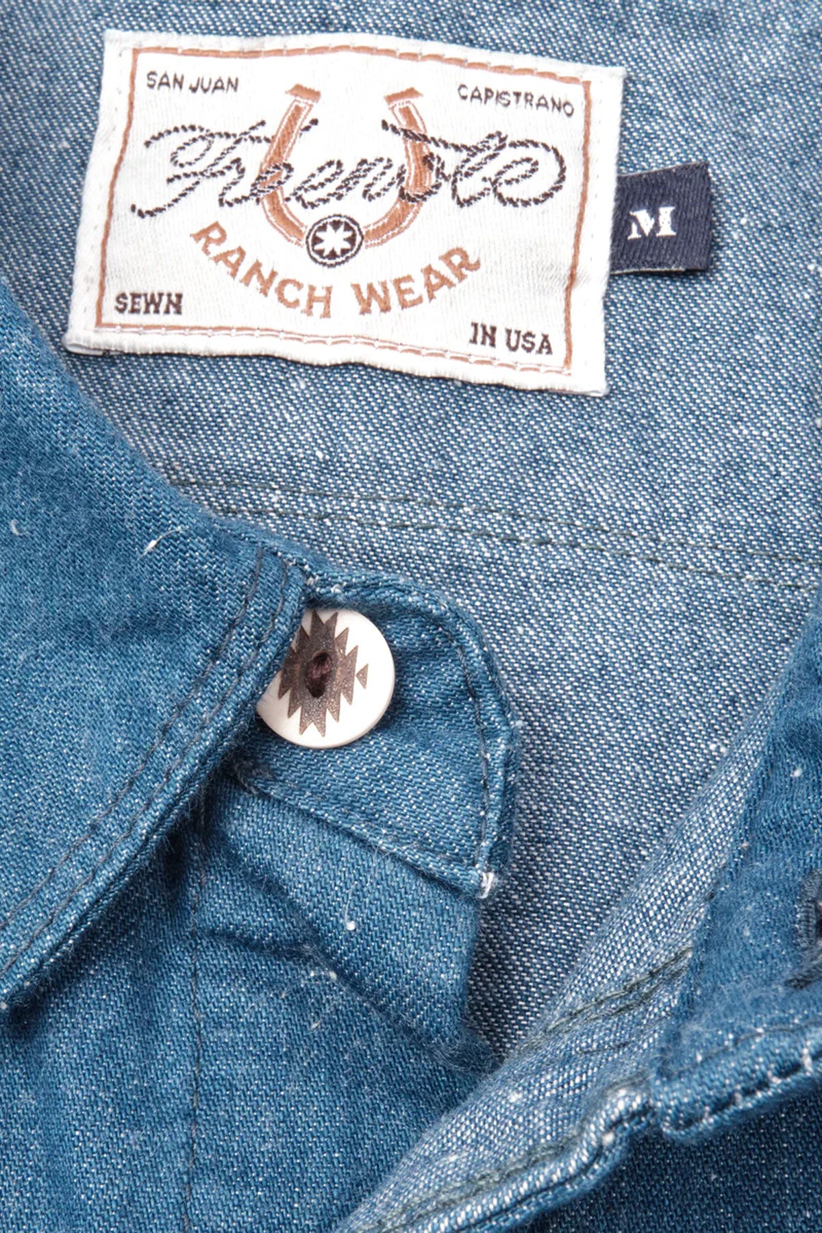 Freenote Cloth - Calico Pacific Blue Denim Shirt