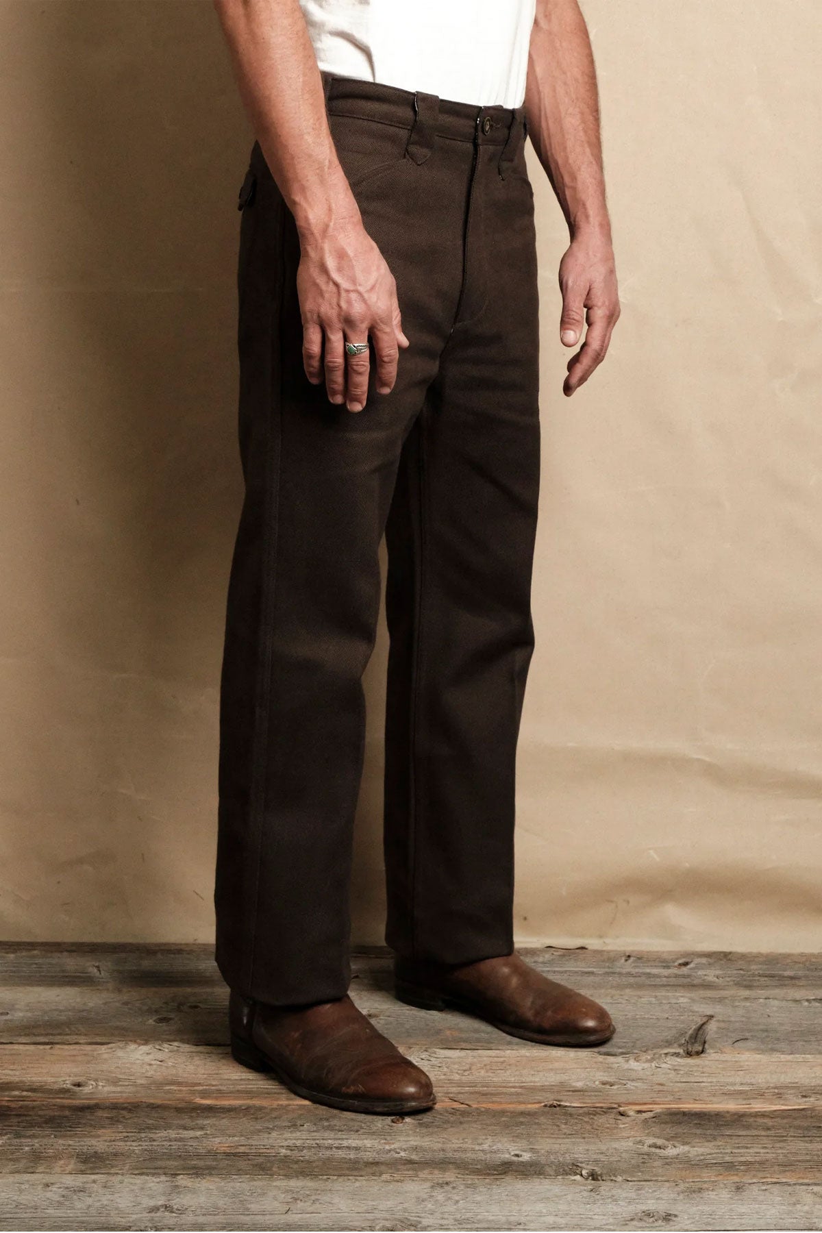 Freenote Cloth - Duster Pant Brown – The Rugged Society