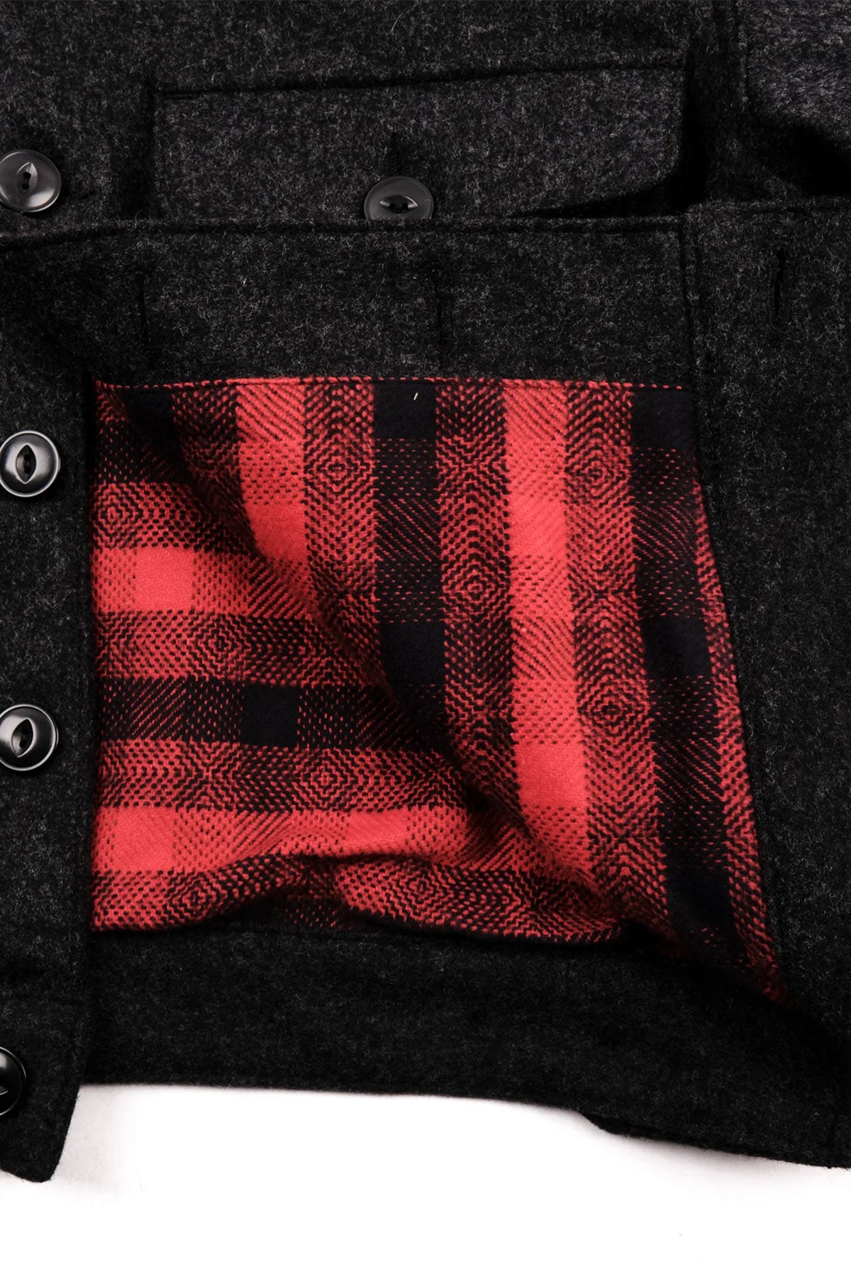 Freenote Cloth - Grafton Jacket in Black Wool – The Rugged Society