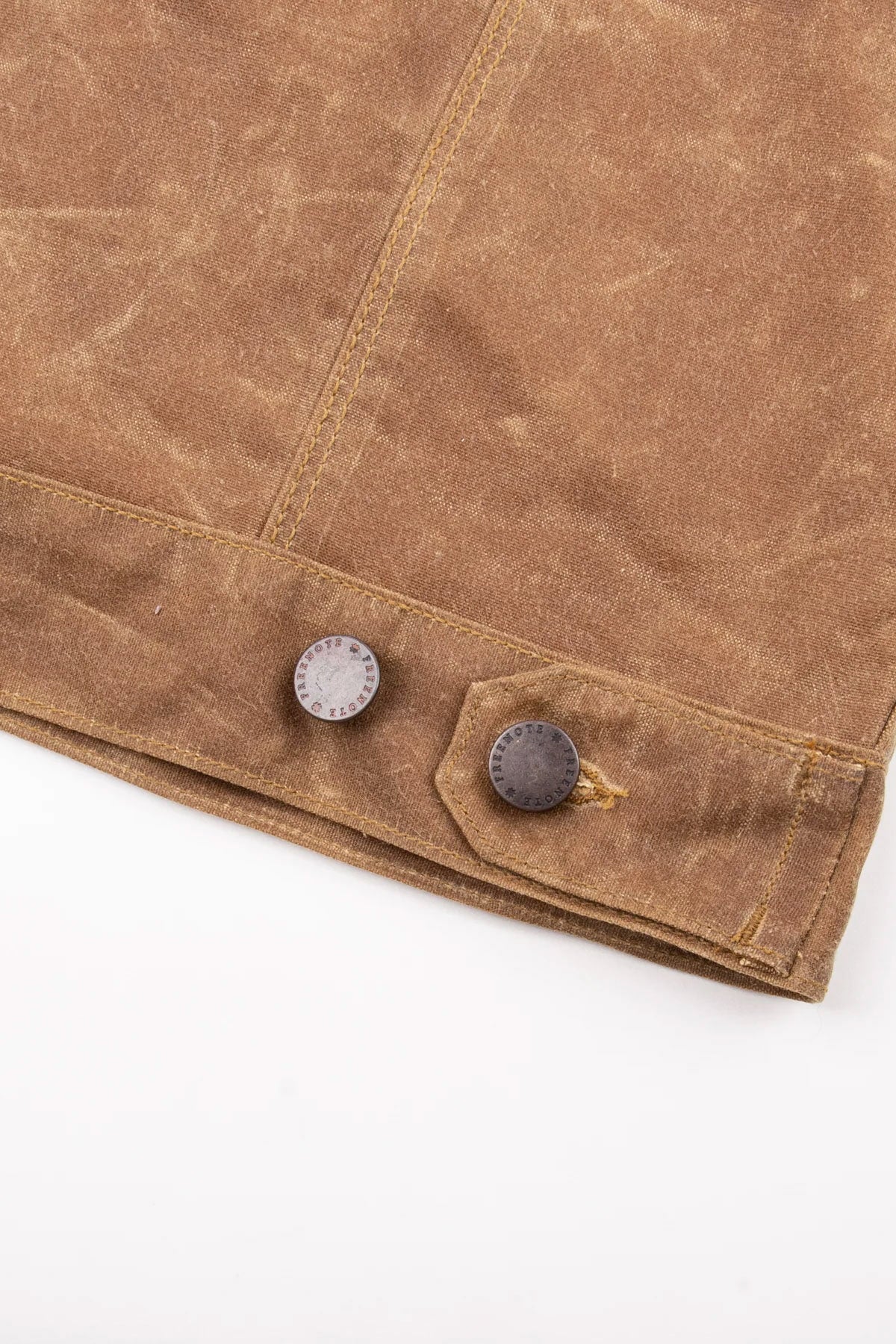 Freenote Cloth - Riders Jacket Waxed Canvas in Rust