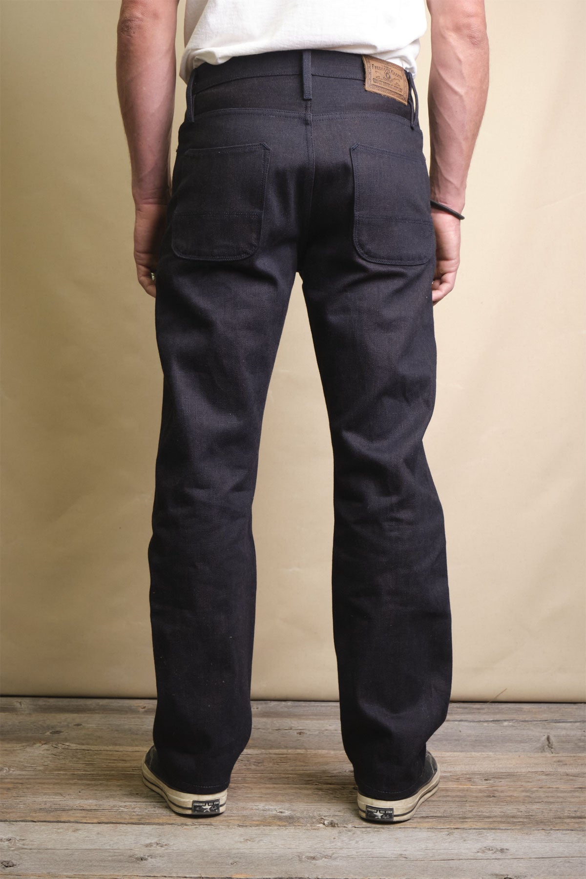 Freenote Cloth - Belford Straight 16 Ounce Dark Indigo Brown Denim