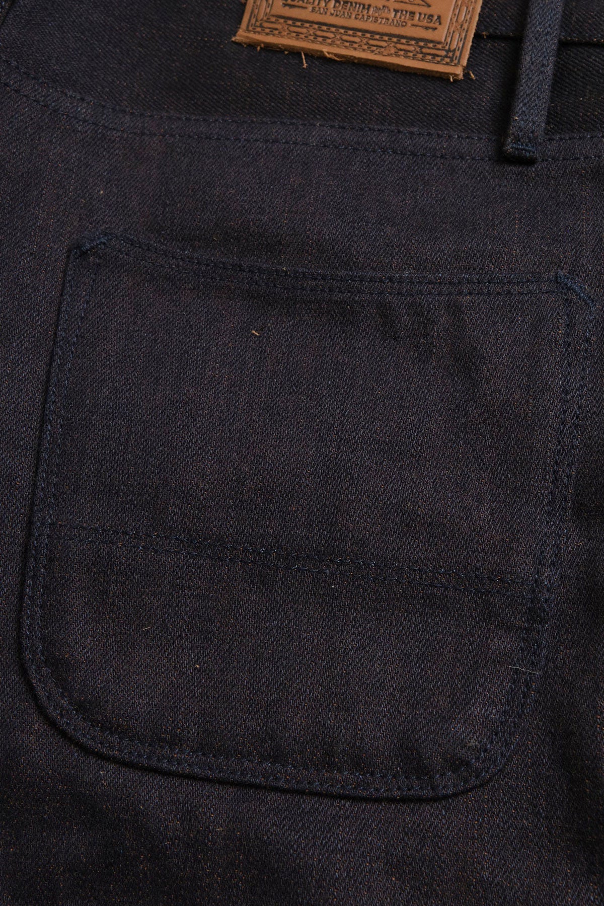 Freenote Cloth - Belford Straight 16 Ounce Dark Indigo Brown Denim