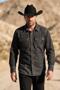 Freenote Cloth - Modern Western 11 Ounce Black Stone Washed Denim Shirt