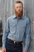 Freenote Cloth - Northfork Sky Blue Chambray Shirt