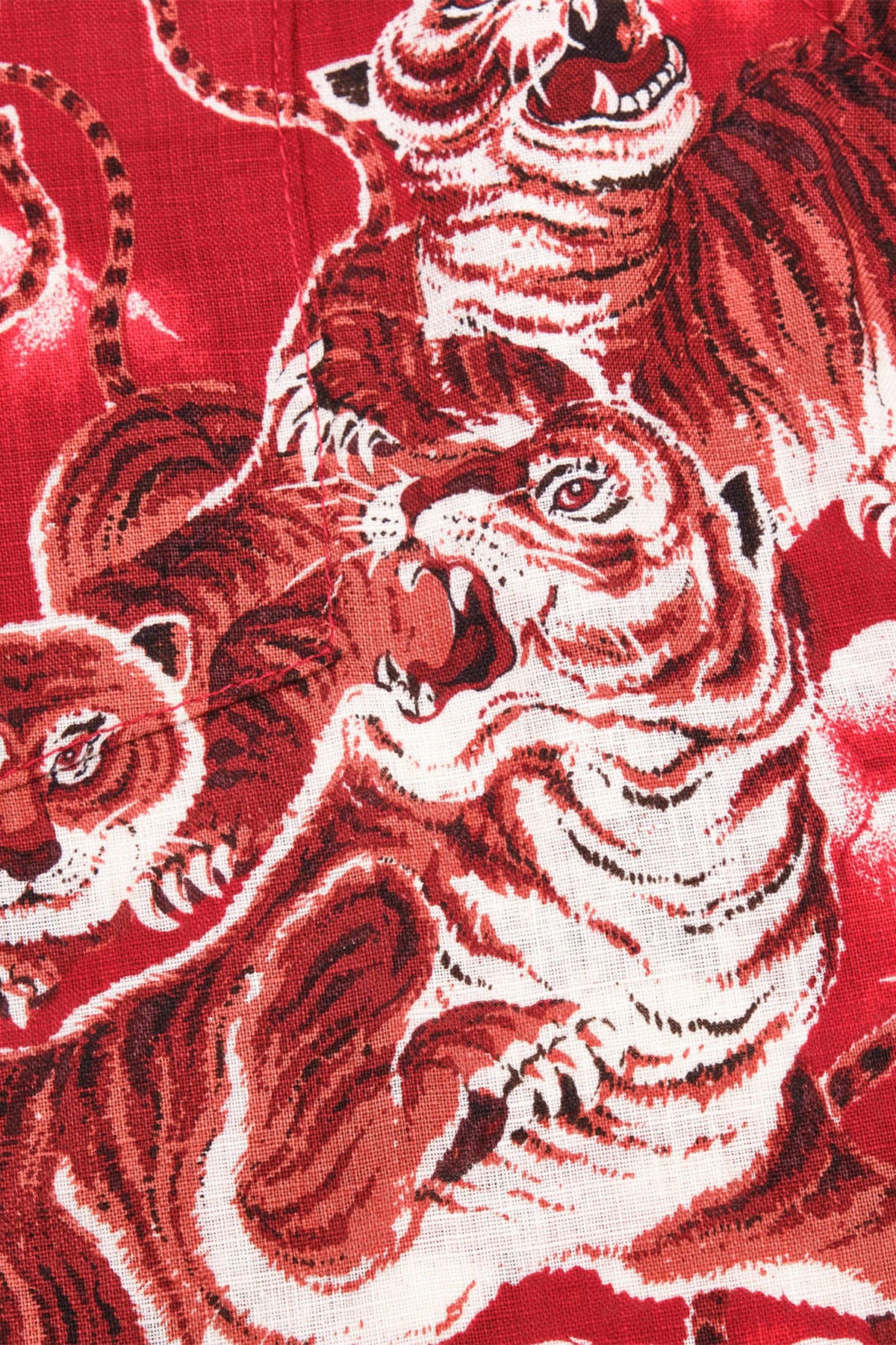 Freenote Cloth - Hawaiian Red Tiger Linen Shirt – The Rugged Society