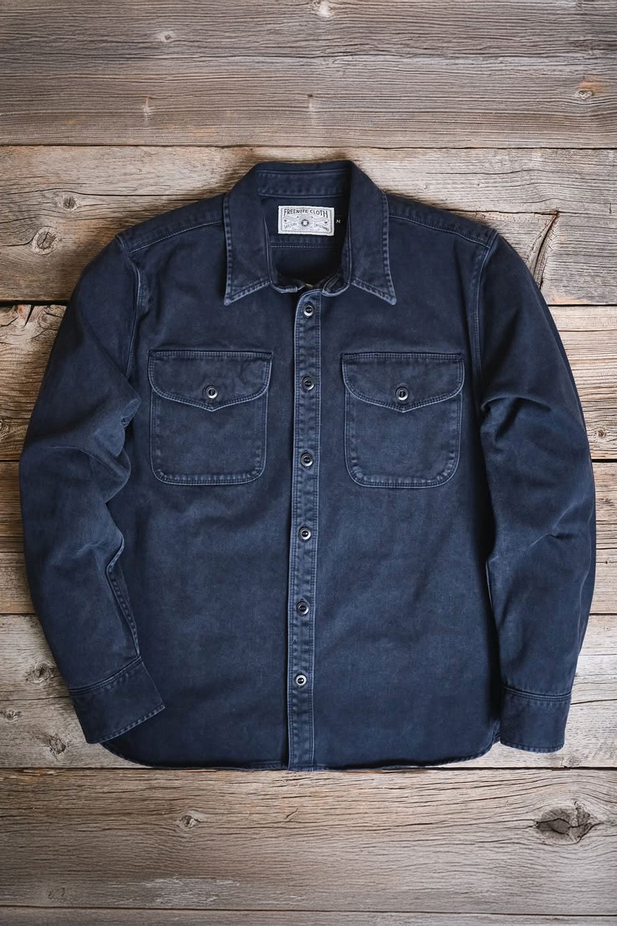 Freenote Freenote Cloth - Utility Shirt in Navy – The Rugged Society