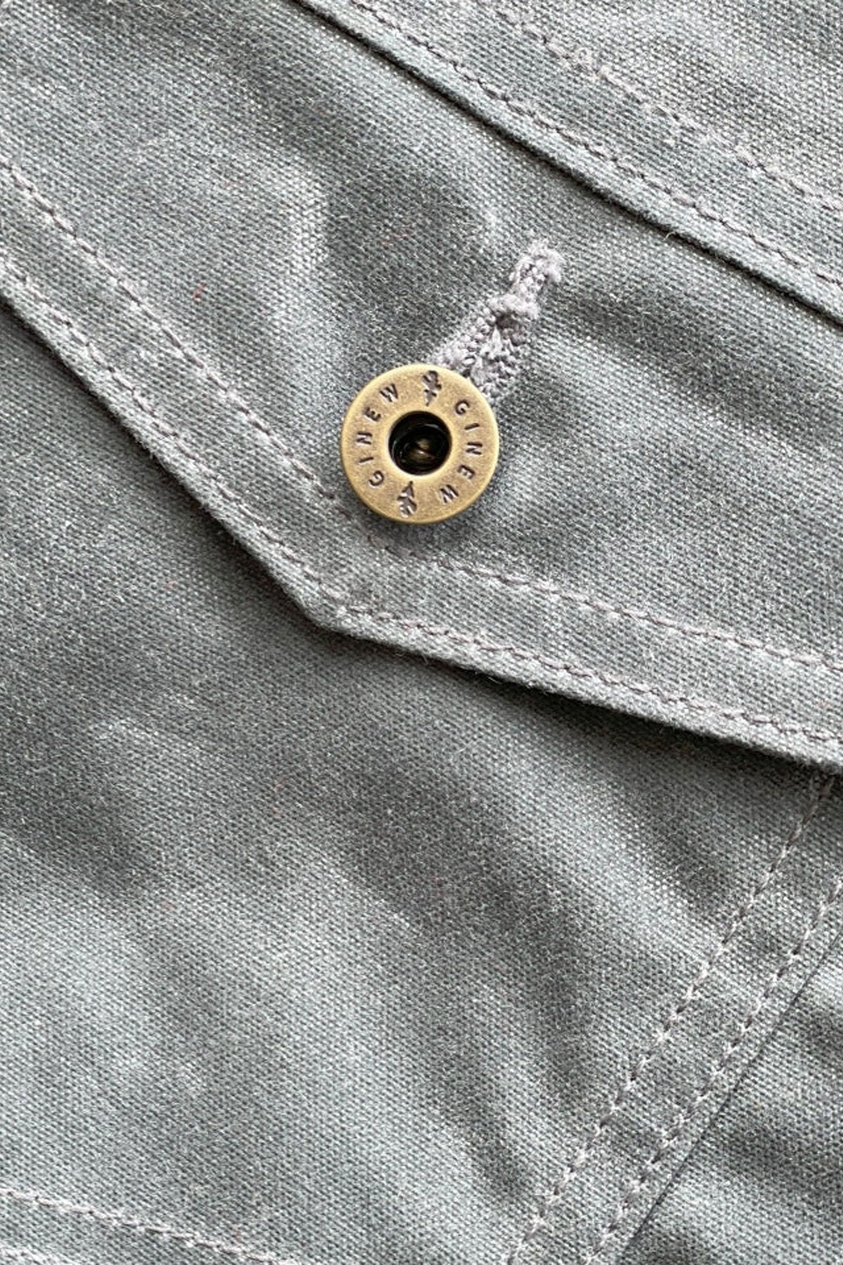 GINEW - Legends Rider Coat in Charcoal with Pendleton® Wool Walking Rock Lining
