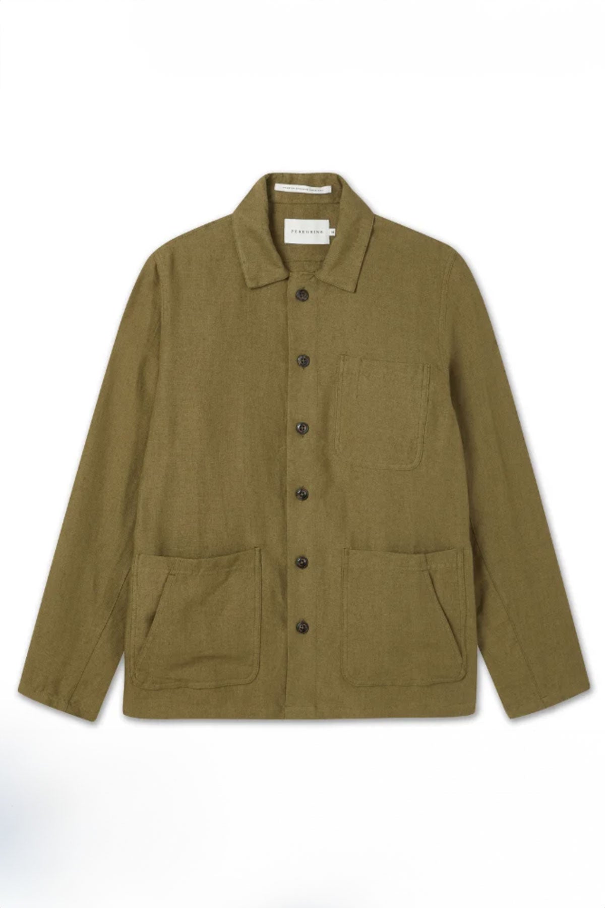 Peregrine - Grange Linen Shacket in Moss – The Rugged Society