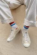 Heritage9.1 - Venice Beach  - Natural  - Lobster & Azure Stripes