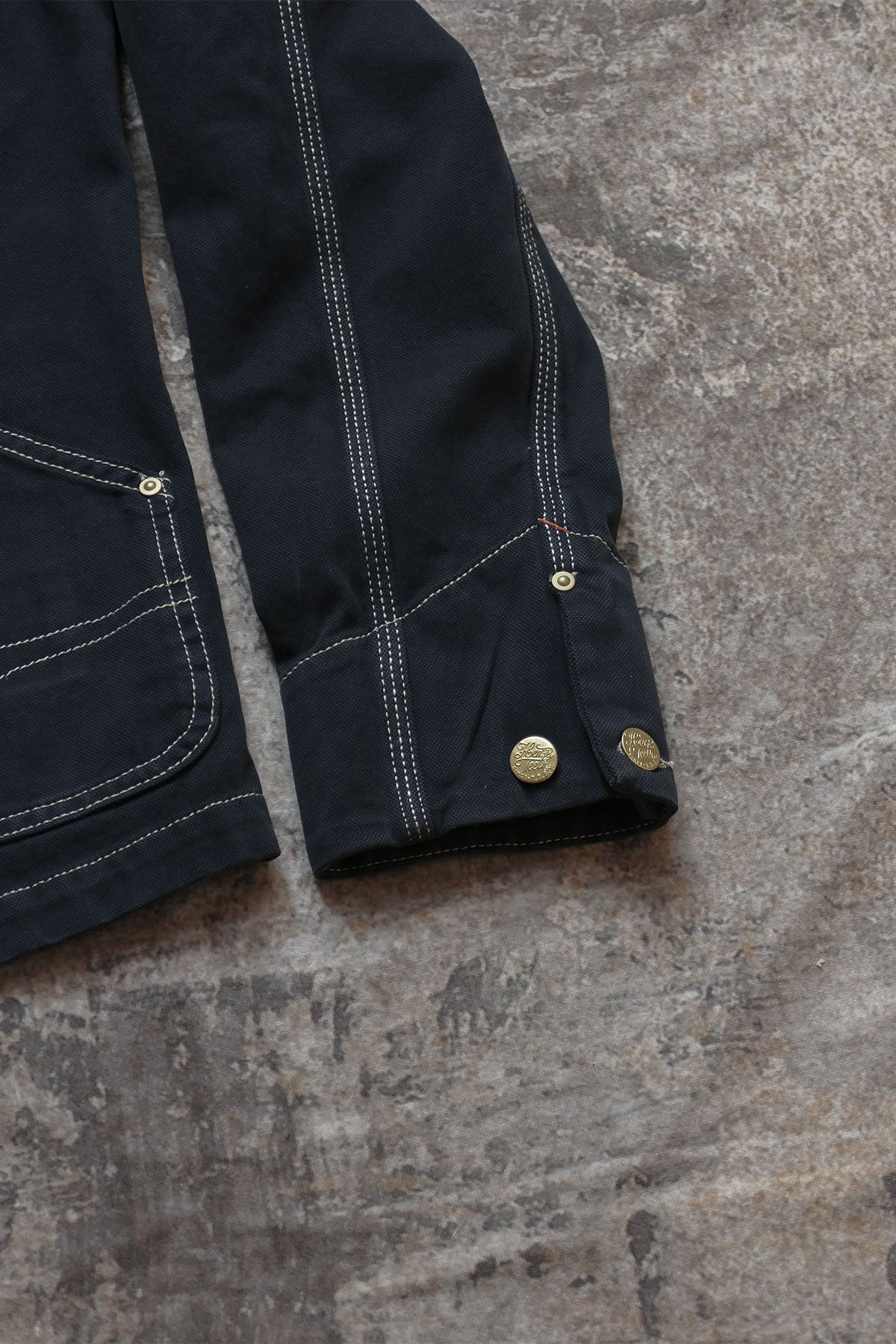 Hen's Teeth - Canvas Work Jacket in Blue