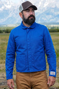 Hen's Teeth - H6C6 Rider Canvas Jacket in French Blue