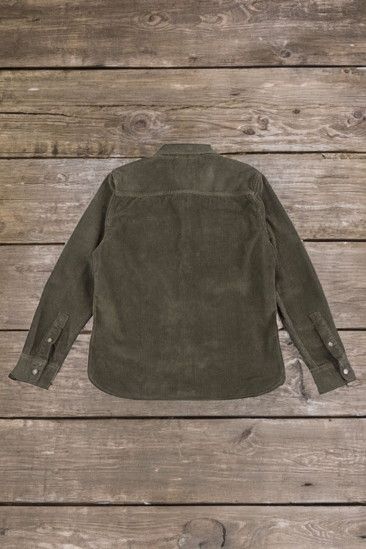 Iron And Resin - Forest Corduroy Shirt in Green