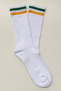 Heritage9.1 - JFK  - White  - Yellow & Green Stripes