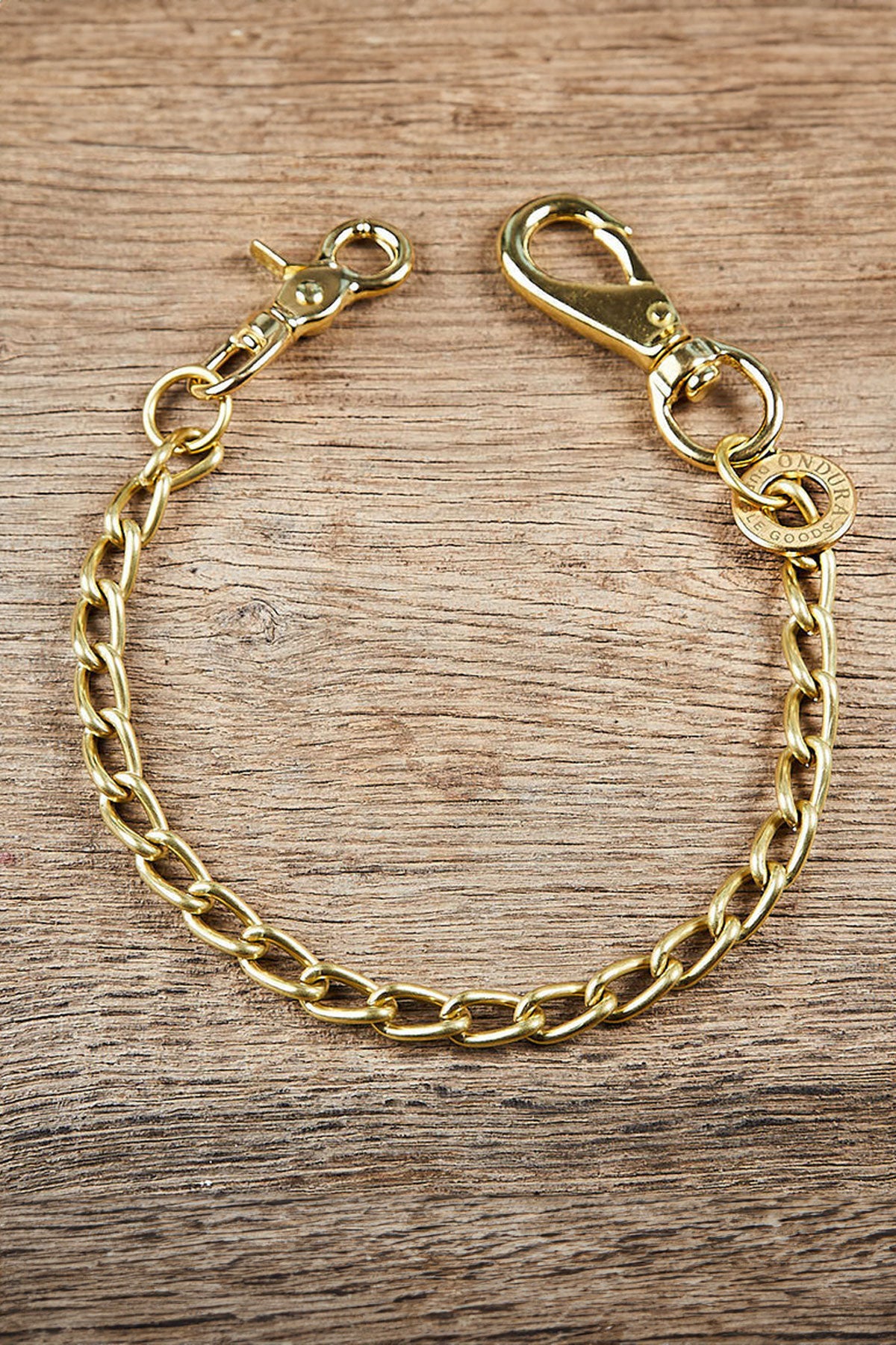 Wallet Keychain Chain Ondura - Wallet / Key Chain in full solid brass – The Rugged Society