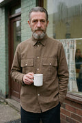 Knickerbocker - Atlas Cotton Poplin Shirt - Loden Brown