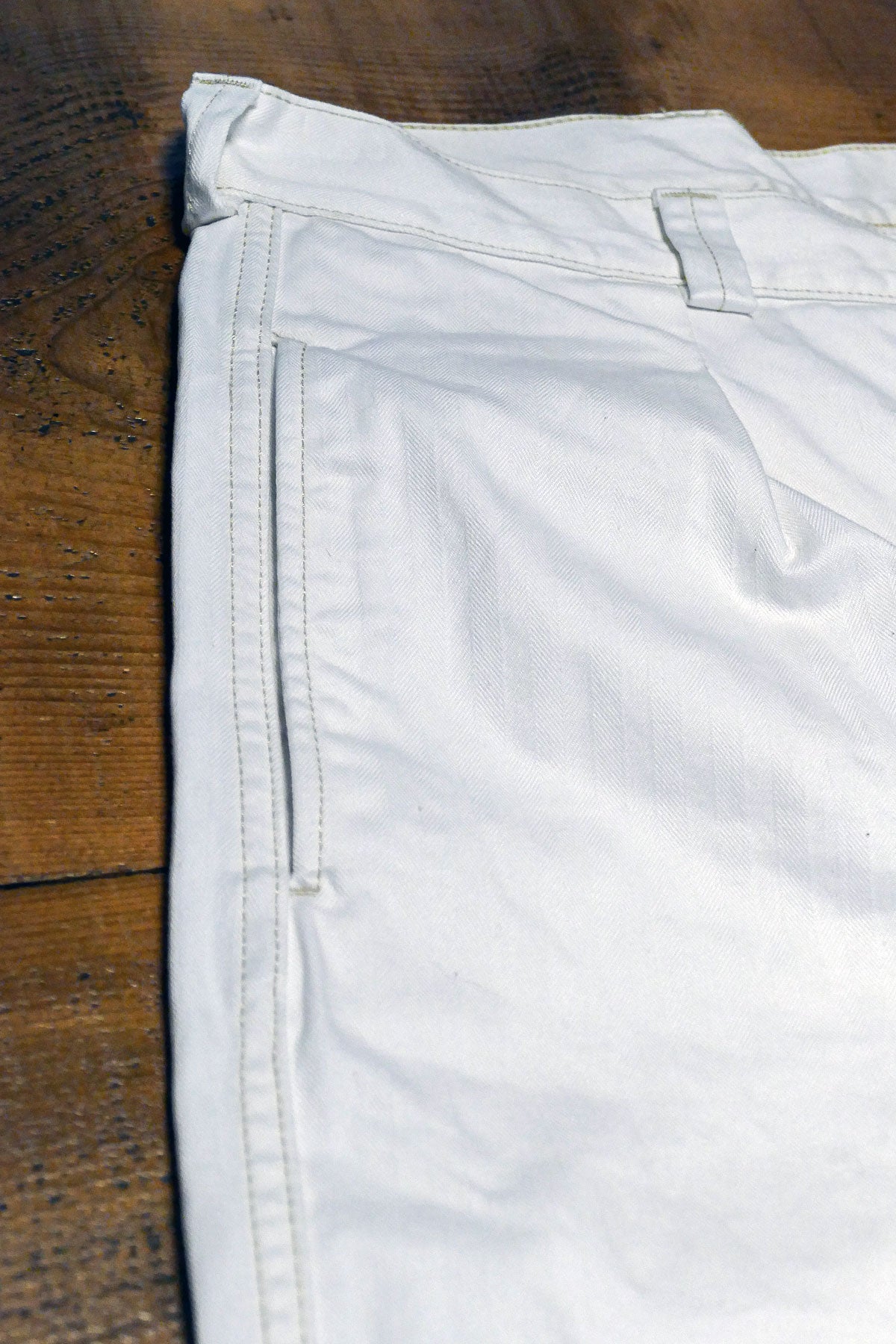 Captain Santors - Legionario 3312 CG511 Trousers in HBT White