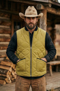 Workware - Big Liner Reversible Vest (black / green)