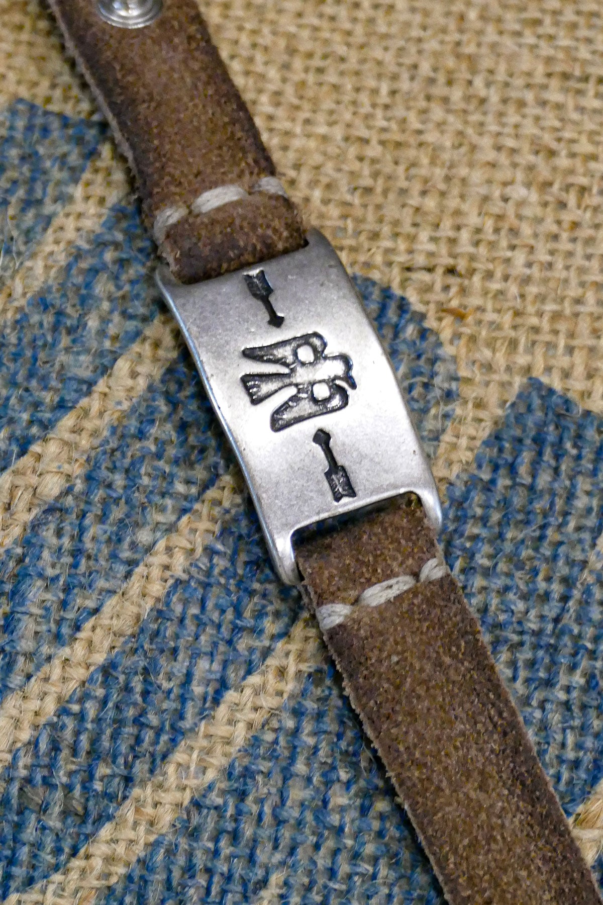 Alberto Luti - Eagle Bracelet in Suede Leather