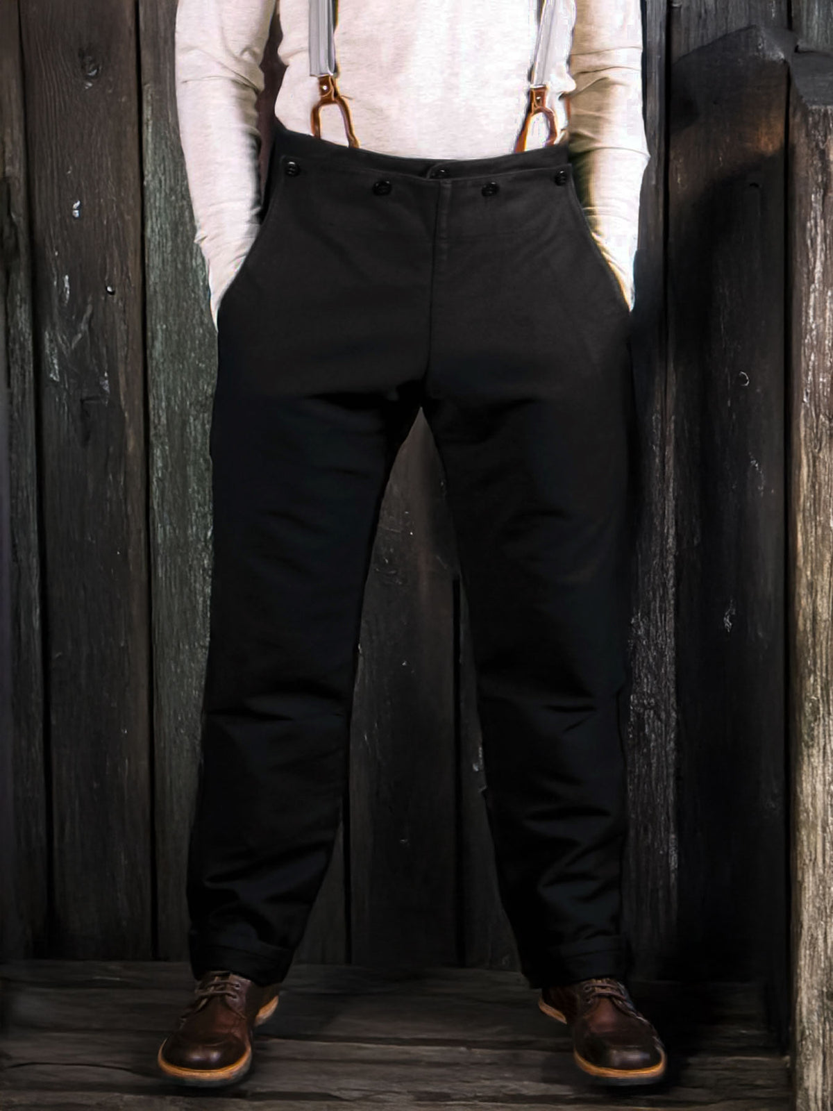 Pike Brothers - 1935 Machinist Trousers – Elephant Skin Black