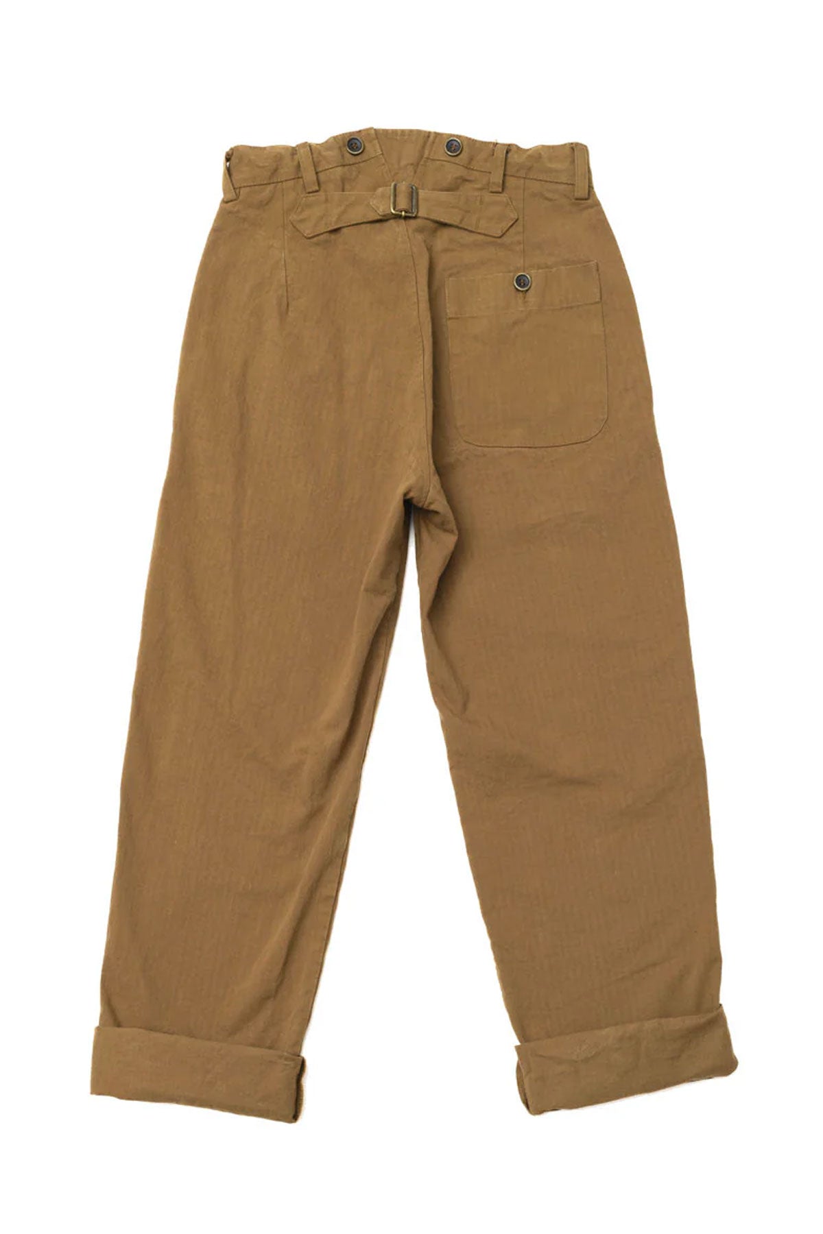 A Piece of Chic  - "Le Manard" Japanese HBT Work Pants in Rust