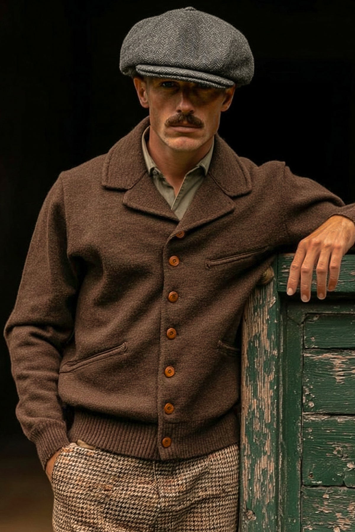 Max Rohr x GRP - Max 3 Short Jacket A - 18oz. 100% Virgin Wool in Brown