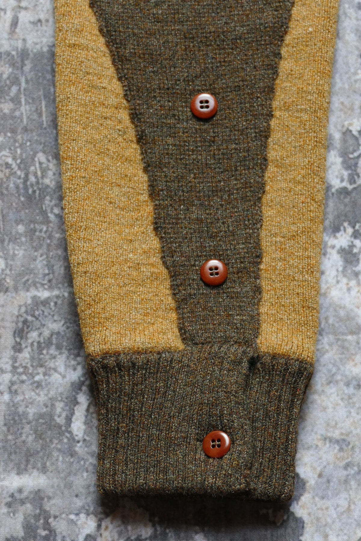 Max Rohr x GRP - Max 3 Bic Short Jacket C - 18oz. 100% Virgin Wool in Ocher and Brown