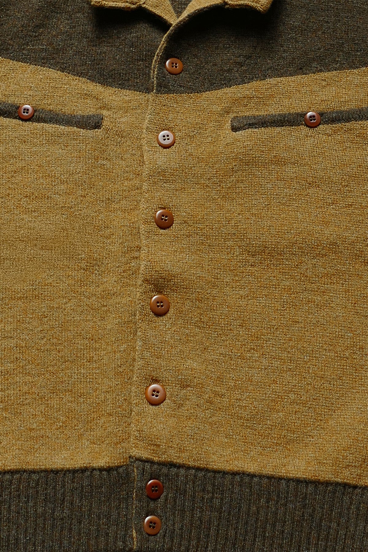 Max Rohr x GRP - Max 3 Bic Short Jacket C - 18oz. 100% Virgin Wool in Ocher and Brown