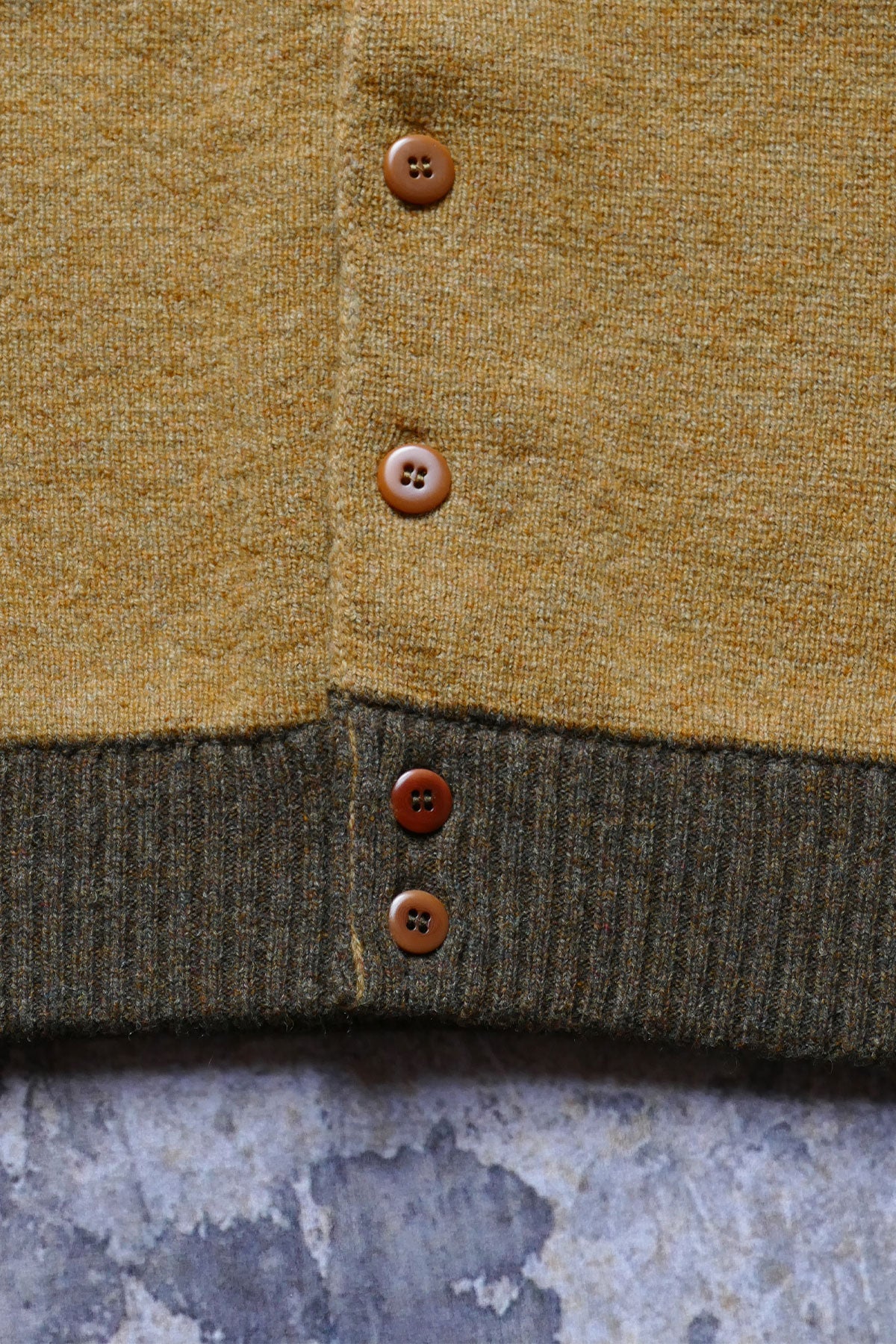 Max Rohr x GRP - Max 3 Bic Short Jacket C - 18oz. 100% Virgin Wool in Ocher and Brown