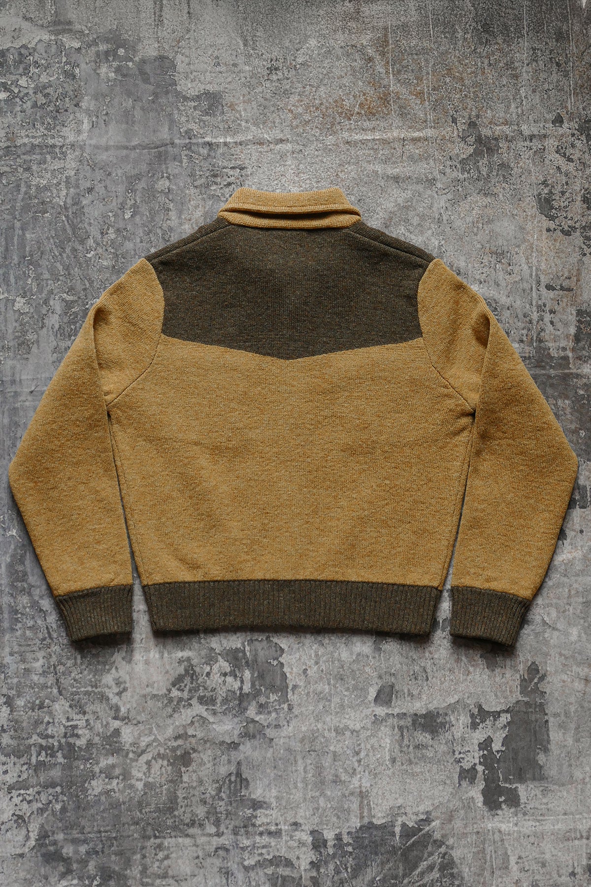 Max Rohr x GRP - Max 3 Bic Short Jacket C - 18oz. 100% Virgin Wool in Ocher and Brown