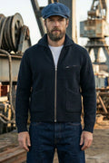 Max Rohr x GRP - MAX 3 Linen Zip Jacket - Blue