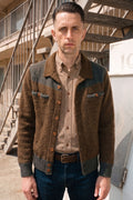 Max Rohr x GRP - Max 3 Bic Short Jacket C - 18oz. 100% Virgin Wool in Brown and Dark Green
