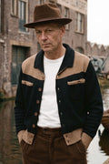 Max Rohr x GRP - Max 3 Bic Short Jacket C - 18oz. 100% Virgin Wool in Black and Camel