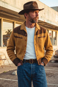Max Rohr x GRP - Max 3 Bic Short Jacket C - 18oz. 100% Virgin Wool in Ocher and Brown