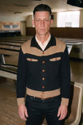 Max Rohr x GRP - Max 3 Bic Short Jacket C - 18oz. 100% Virgin Wool in Black and Camel
