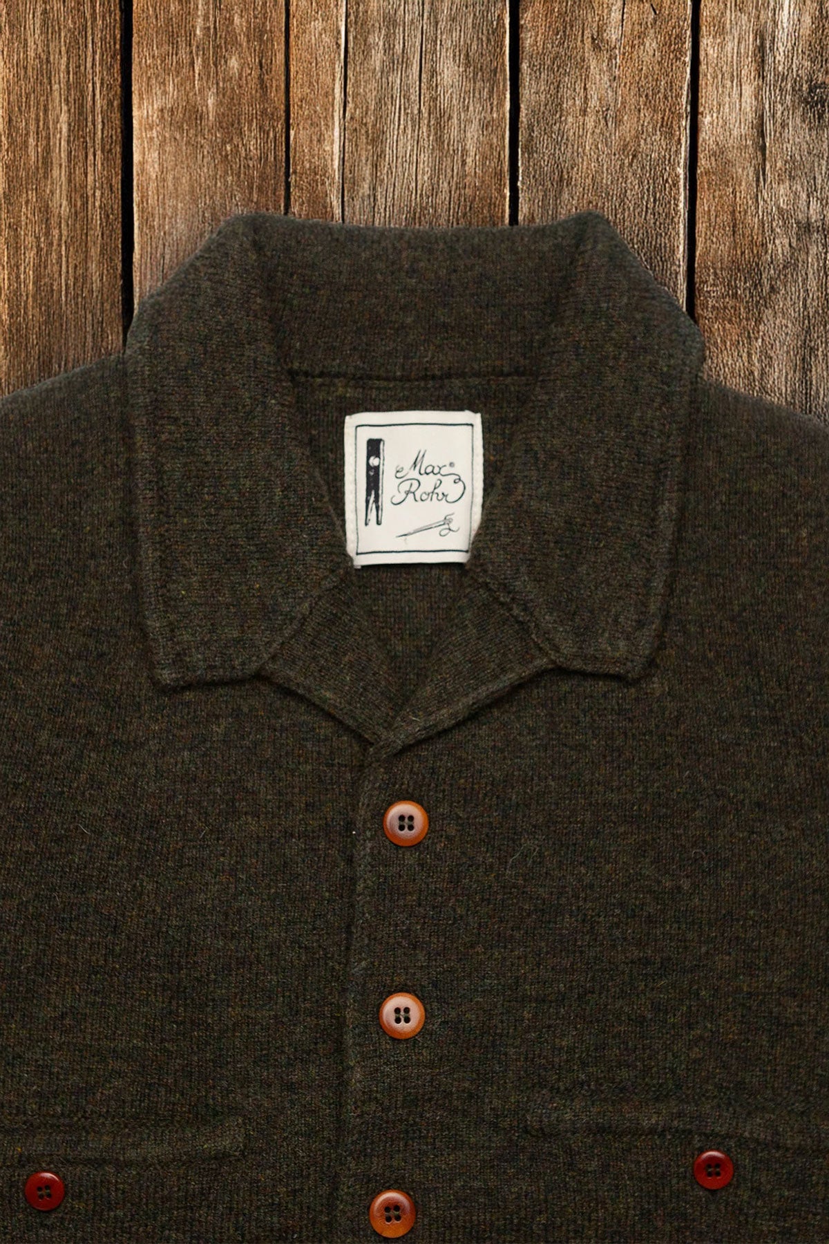 Max Rohr x GRP - Max 3 Short Jacket B - 18oz. 100% Virgin Wool in Dark Green