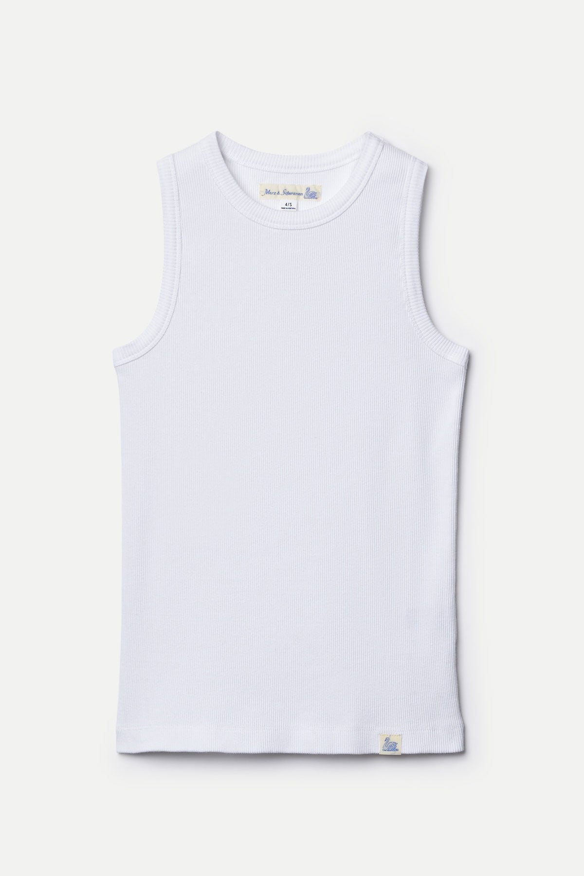 Merz b. Schwanen - Iconic Ribbed Cotton Tank Top - White – The Rugged ...