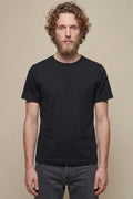 Merz b. Schwanen - 215 men's loopwheeled T-shirt, 7,2oz/sq.yd, classic fit in Black