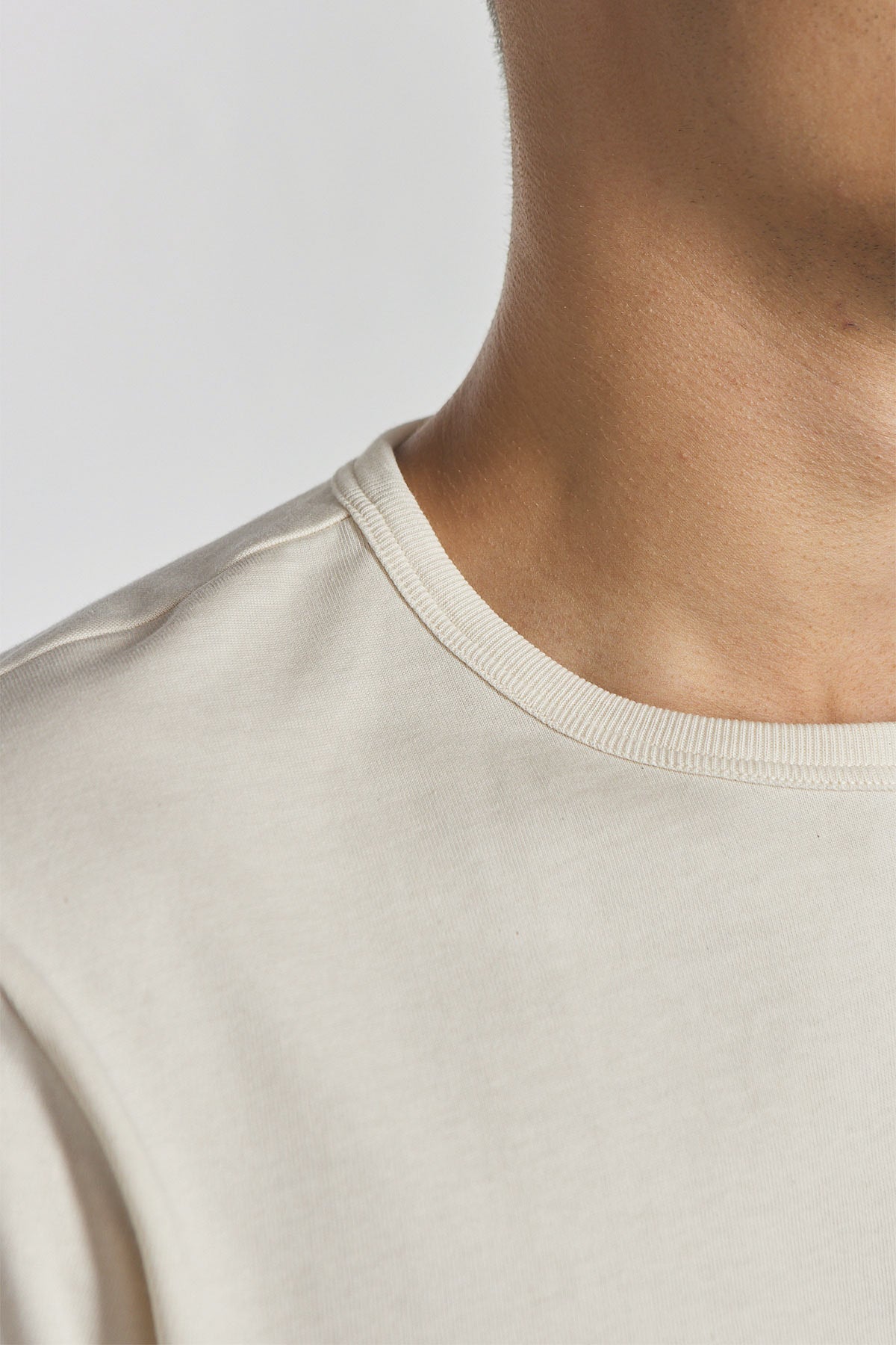 Merz b. Schwanen - 2M15LS Vintage Machine Refined Long Sleeve 6,8oz - Nature