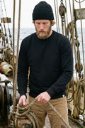 Merz b. Schwanen - Authentic Fleece Classic Fit Sweatshirt (430g/qm | 12,7oz/sq.yd.) - Black