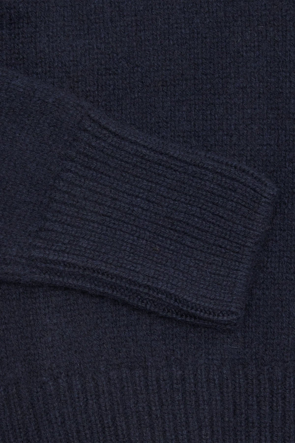 Merz b. Schwanen - LOCT01 Turtleneck Pullover, Merino Cashmere Blend in Dark Navy