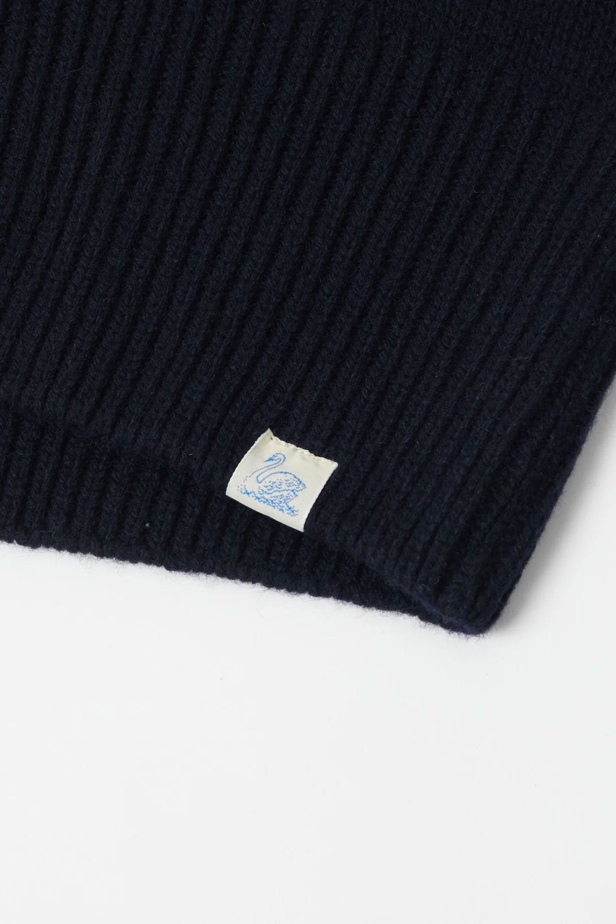 Merz b. Schwanen - LOCT01 Turtleneck Pullover, Merino Cashmere Blend in Dark Navy